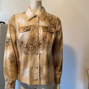 Lana Lee Canada Jacket w snaps Exc Shape Size 10